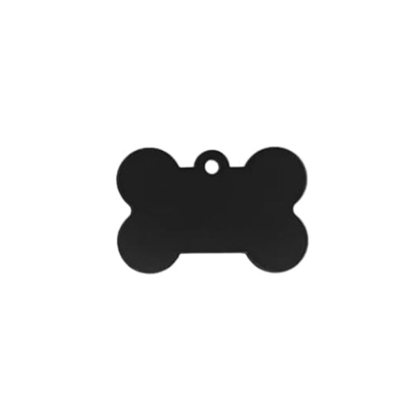 Dog Tag Custom Laser-Etched Bone-Shaped Anodized Aluminum Dog Tag