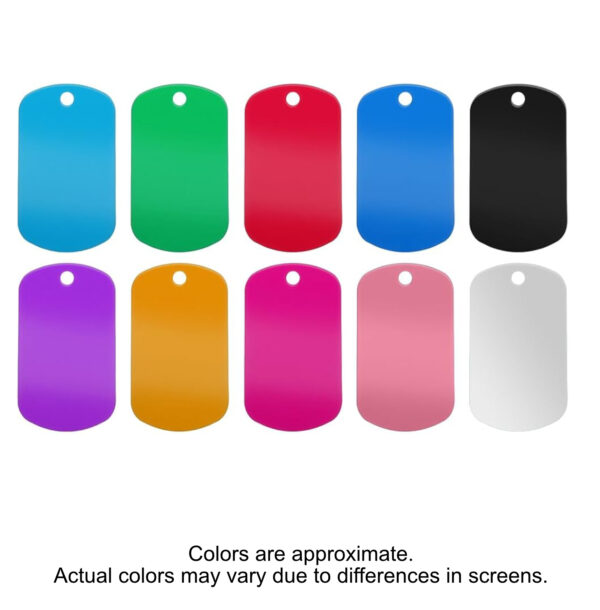 Dog Tag Colors Dog Tags