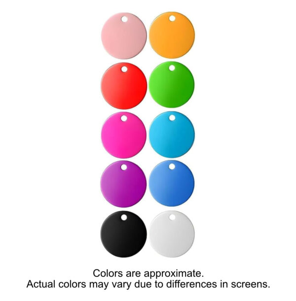 Dog Tag Colors Pet Tags