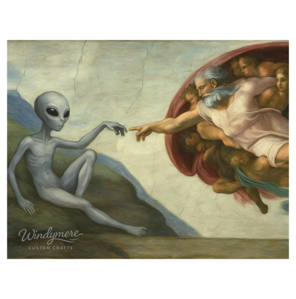 Framed Print Creation_of_Alien_for_web2 Framed Print: The Creation of Aliens, Alien Classics Collection