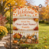 Custom Fall Garden Flag Custom Fall Garden Flag