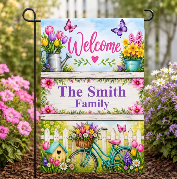 Custom Garden Flag Custom Garden Flag