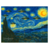 Framed Print Starry_Alien_Night_for_web2 Framed Print: Starry UFO Night, Alien Classics Collection